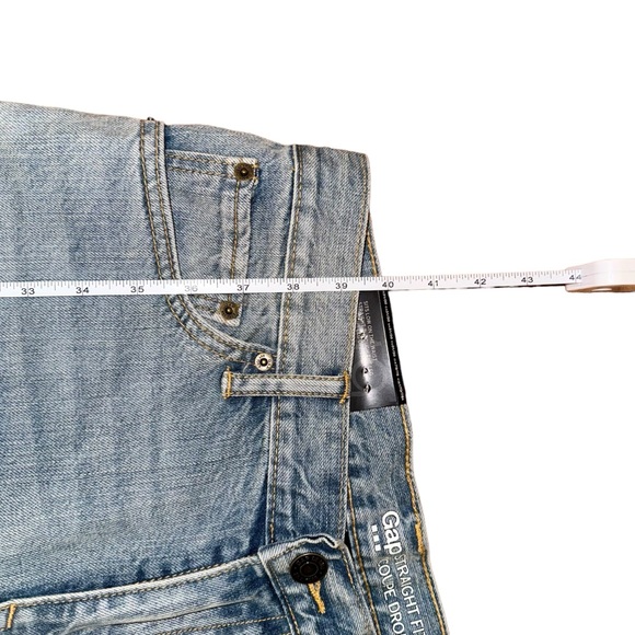 Gap Straight Fit Leg Jeans In Light Blue Wash - Picture 4 of 8